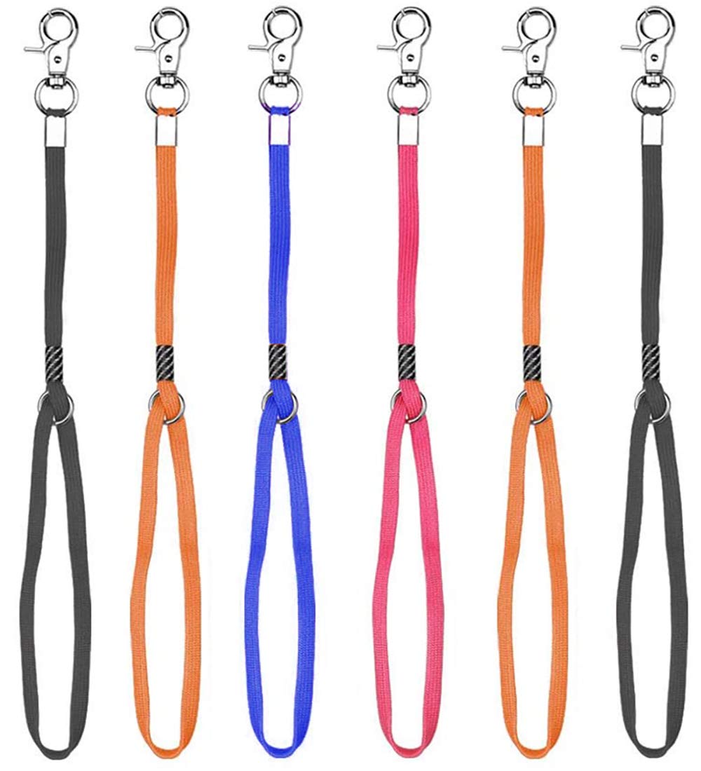 CLCK 6-Pack 22-Inch Nylon Dog Grooming Loops – Adjustable Restraint Nooses for Bathing & Grooming Tables