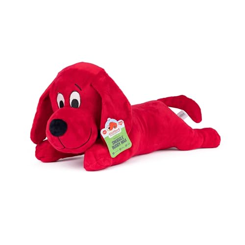 Clifford The Big Red Dog Plush Toy 20-Inch Squeaky Crinkle Dog Toy for Large Breeds