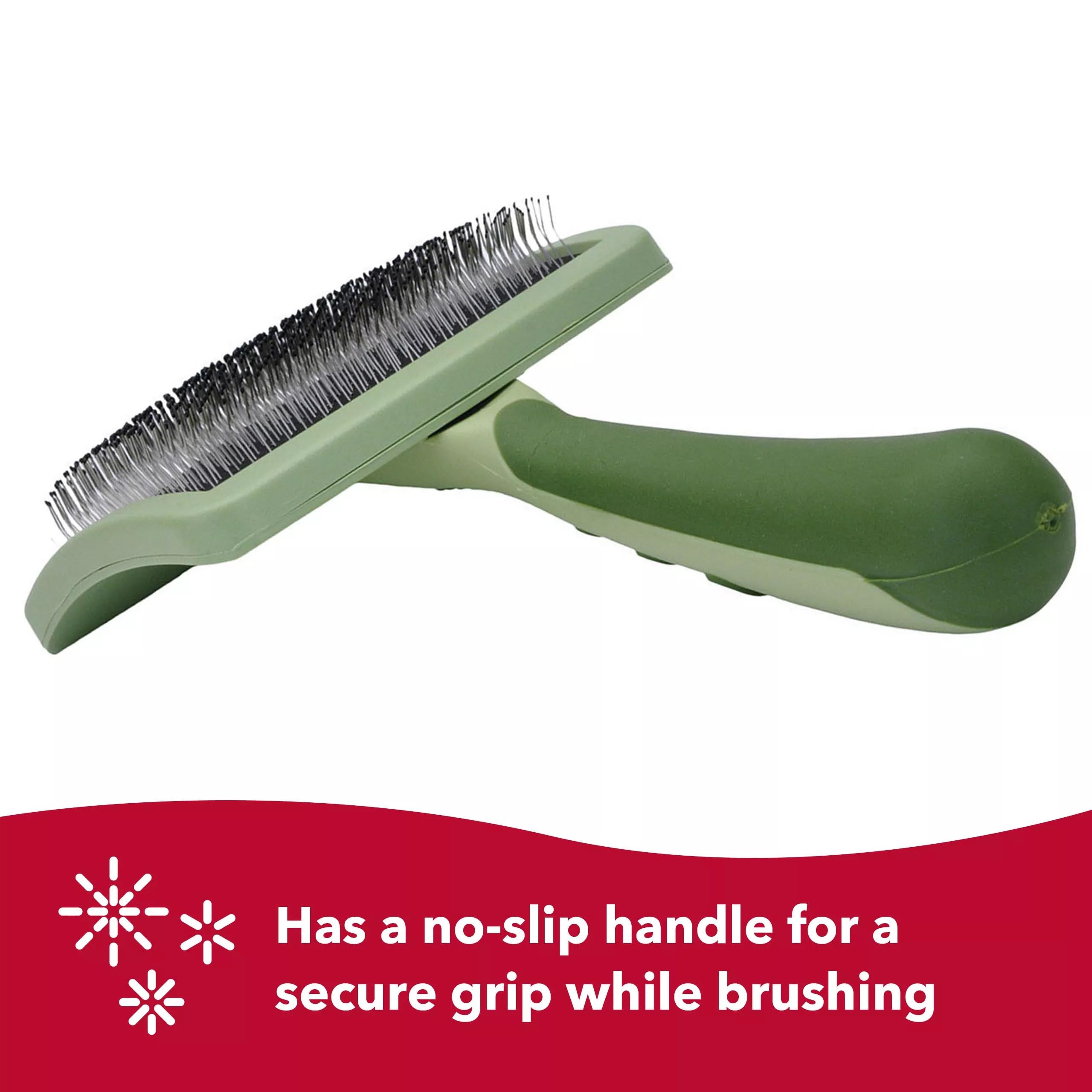 Coastal Pet Safari Curved Slicker Brush - Stainless Steel Dog Brush for All Coat Types