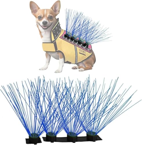CoyoteWhiskers Blue Nylon Bristles for CoyoteVest or SpikeVest – Deter Predators, Made in USA (Small, Blue)