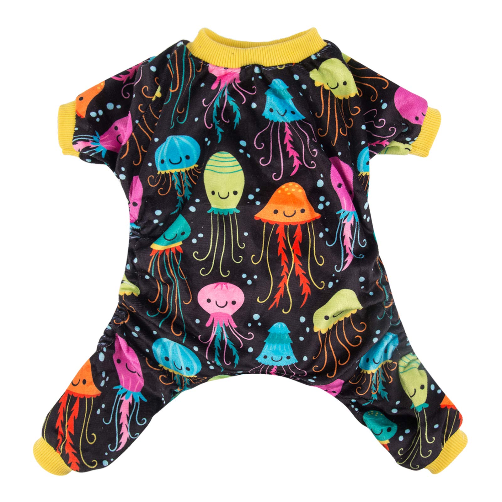 CuteBone Soft Stretchy Dog Pajamas XX-Large – Breathable Pullover Jumpsuit for Small Dogs, All-Season Comfort, Machine Washable (P80XXL)
