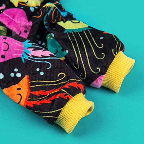 CuteBone Soft Stretchy Dog Pajamas XX-Large – Breathable Pullover Jumpsuit for Small Dogs, All-Season Comfort, Machine Washable (P80XXL)