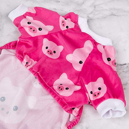CuteBone X-Large Dog Pajamas - Soft Polyester Onesie for Small Dogs, Cat Halloween Costume