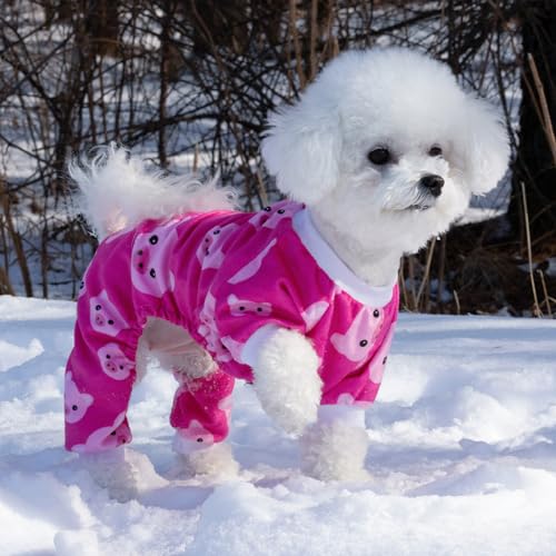 CuteBone X-Large Dog Pajamas - Soft Polyester Onesie for Small Dogs, Cat Halloween Costume