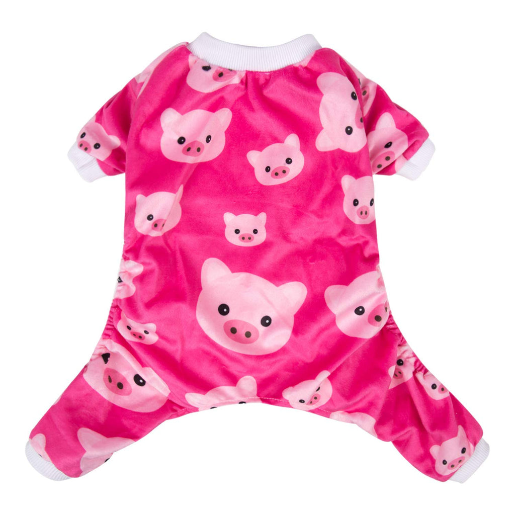 CuteBone X-Large Dog Pajamas - Soft Polyester Onesie for Small Dogs, Cat Halloween Costume