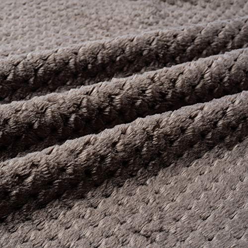 CUTEMATE Large 40"x48" Dark Grey Pet Blanket – Plush Fleece Throw for Dogs and Cats, Machine Washable, Skin Friendly