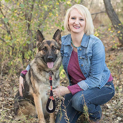 Cymiler Short Dog Leash: 3 Sizes, Padded Handle, Reflective Threads for Small to Large Dogs