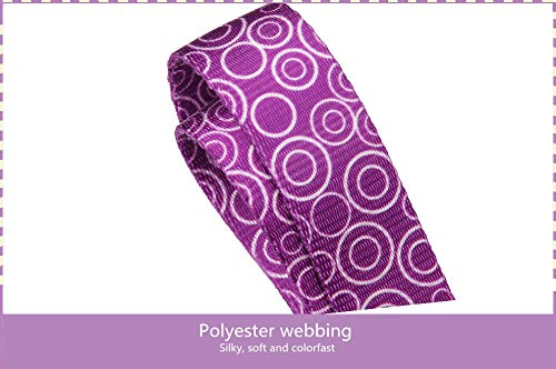 Dazzber Martingale Collar for Dogs - No Pull Anti-Escape, Adjustable 17-25 inches, Light Purple