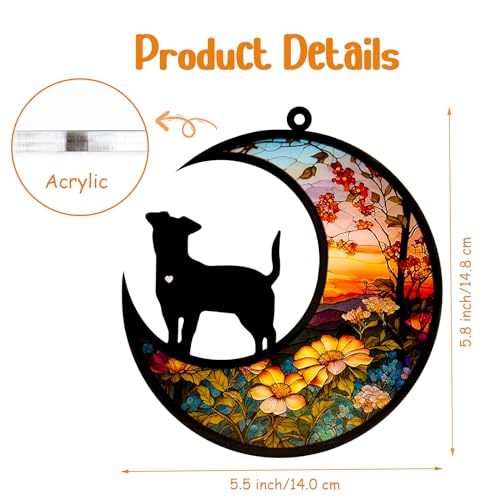 DeerZone Dog Memorial Suncatcher – Customizable Pet Sympathy Gift with Name and Date