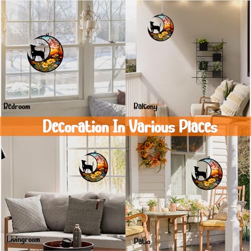 DeerZone Dog Memorial Suncatcher – Customizable Pet Sympathy Gift with Name and Date