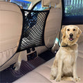 DYKESON 2-Layer Dog Car Barrier & Storage Mesh Organizer – Black, Universal Fit for SUVs and Cars