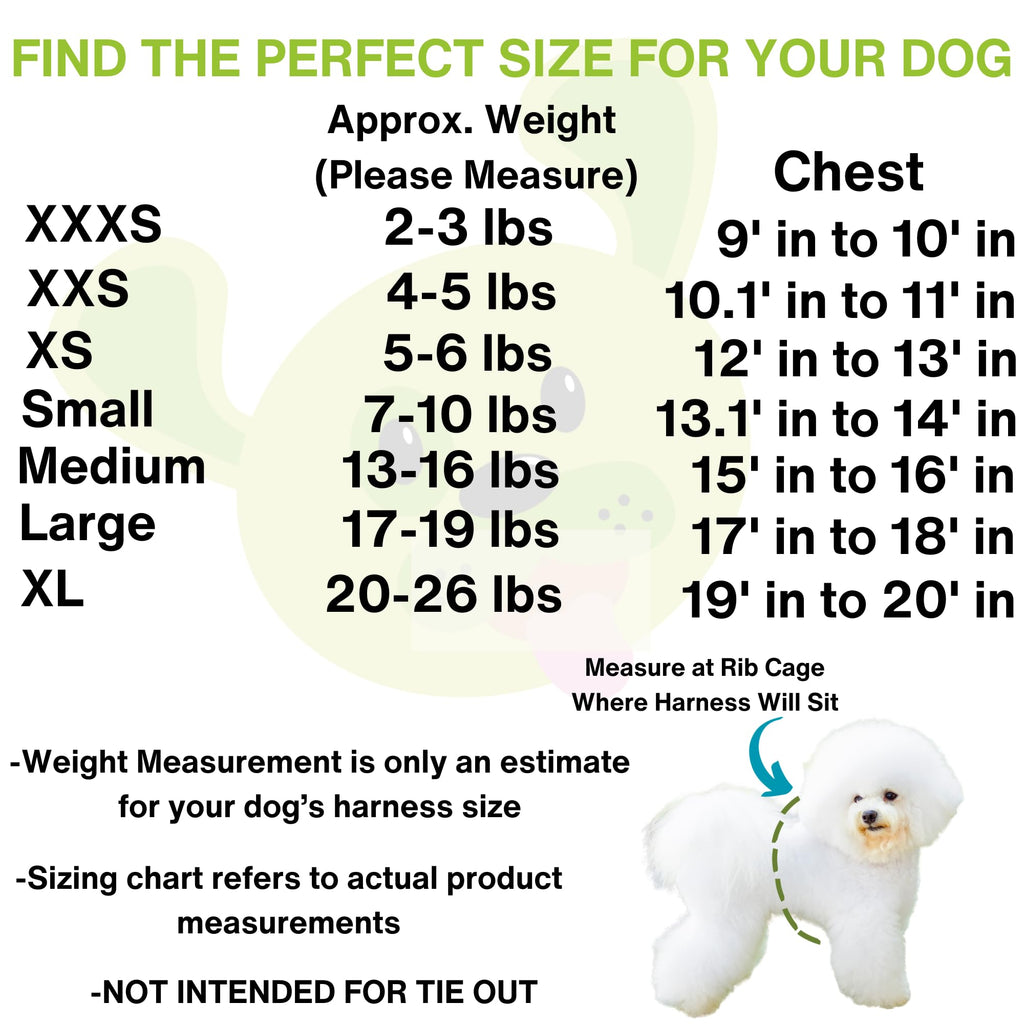 EcoBark Teacup Dog Harness - XXS Lavender Step-In Vest for Tiny Breeds