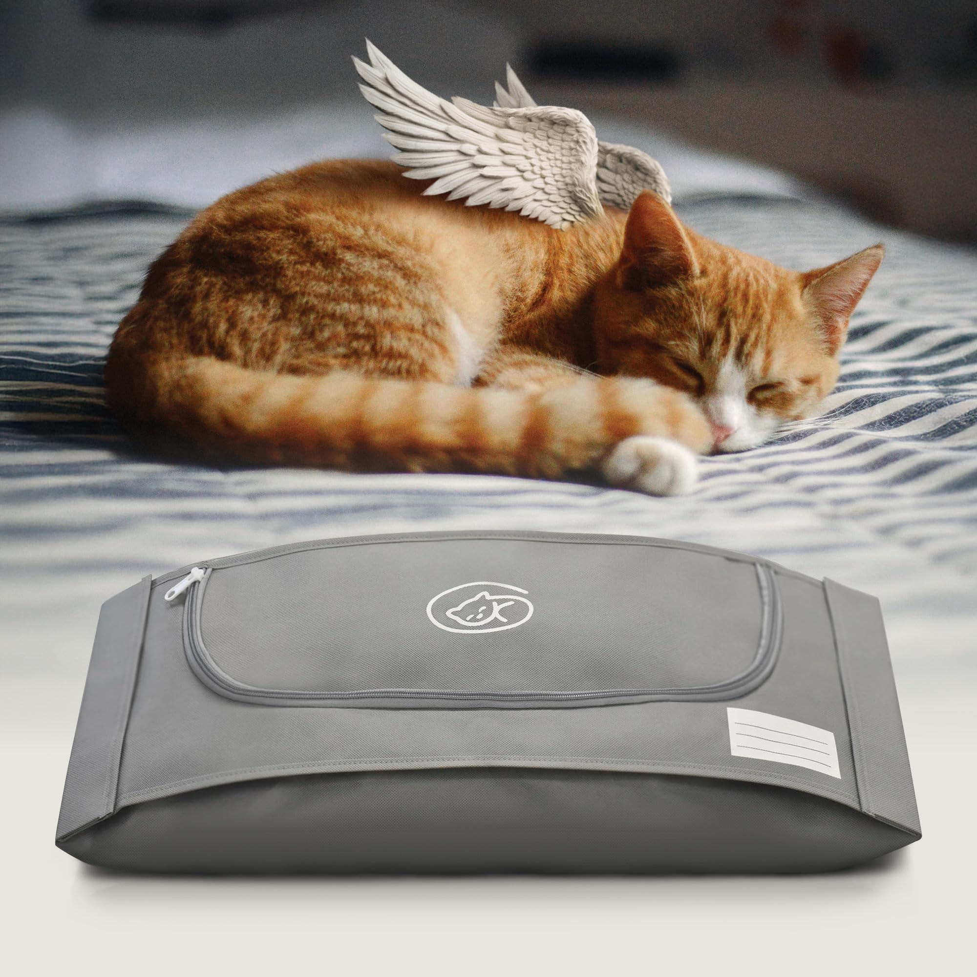 EUTHABAG Pet Body Snuggle Bag for Small Animals (0–3 lb) – Personalized, Eco-Friendly, Vet-Designed Memorial