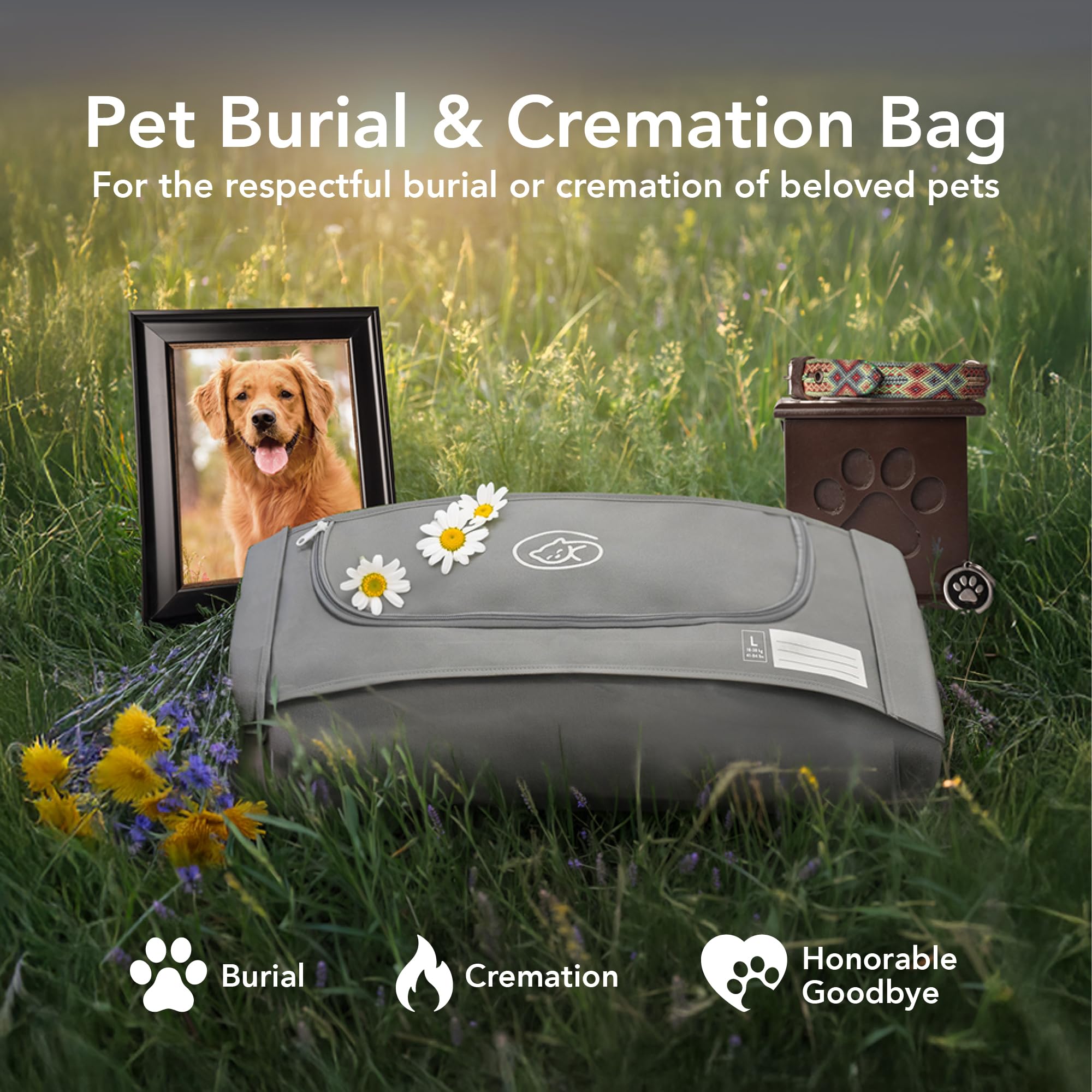 EUTHABAG Pet Body Snuggle Bag for Small Animals (0–3 lb) – Personalized, Eco-Friendly, Vet-Designed Memorial