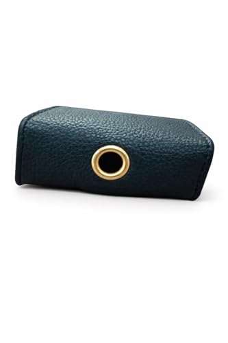 Everything Chic Barkin Poop Bag Holder – Designer Waste Bag Dispenser with Gold Hardware & Keychain Clip for Leash or Travel