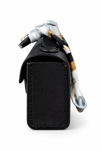 Everything Chic Barkin Poop Bag Holder – Designer Waste Bag Dispenser with Gold Hardware & Keychain Clip for Leash or Travel