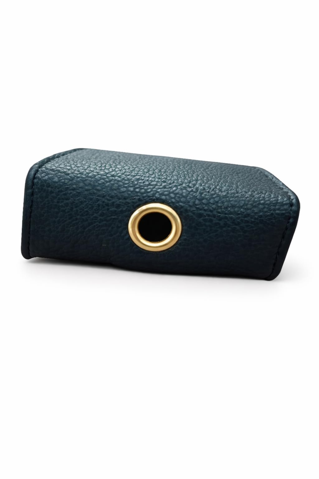 Everything Chic Barkin Poop Bag Holder – Designer Waste Bag Dispenser with Gold Hardware & Keychain Clip for Leash or Travel