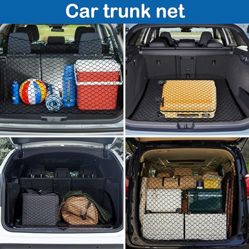 Extra Large Dog Car Barrier Net – 47.2x27.5 Inch PET Divider for Trucks, SUVs, Sedans