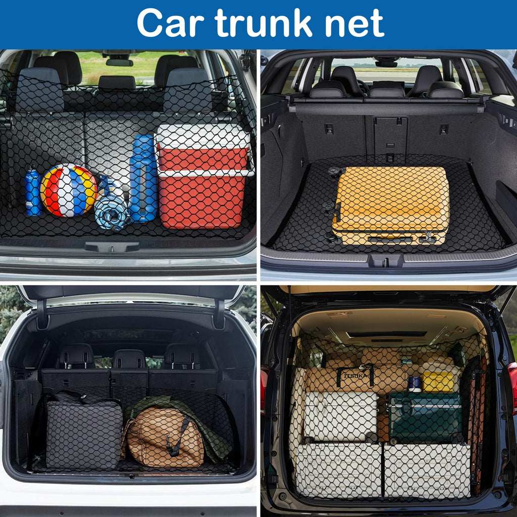 Extra Large Dog Car Barrier Net – 47.2x27.5 Inch PET Divider for Trucks, SUVs, Sedans