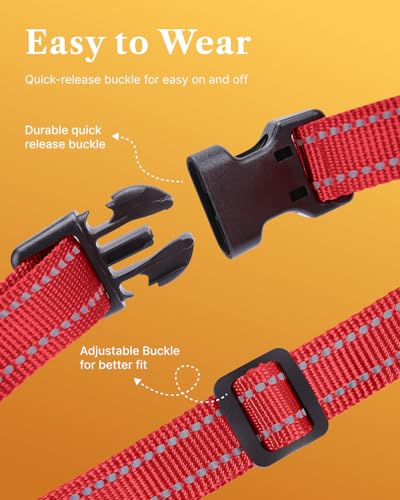 FAYOGOO Service Dog Vest – Escape-Proof, Lightweight No-Pull Harness with Adjustable Chest Strap for Small to Large Dogs