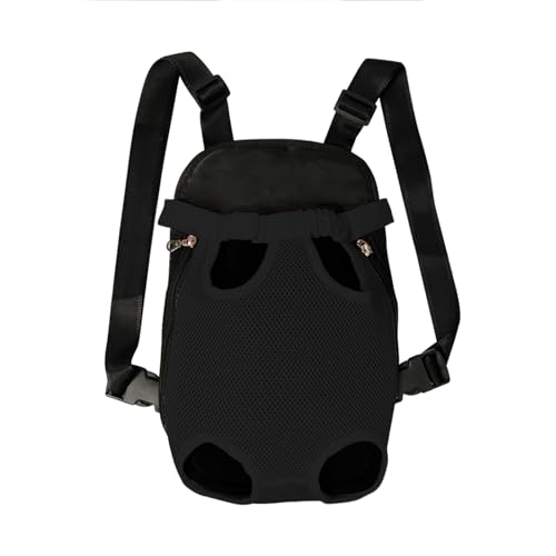FEimaX Dog Carrier Backpack – Adjustable Pet Travel Bag for Small Dogs and Cats (Black)
