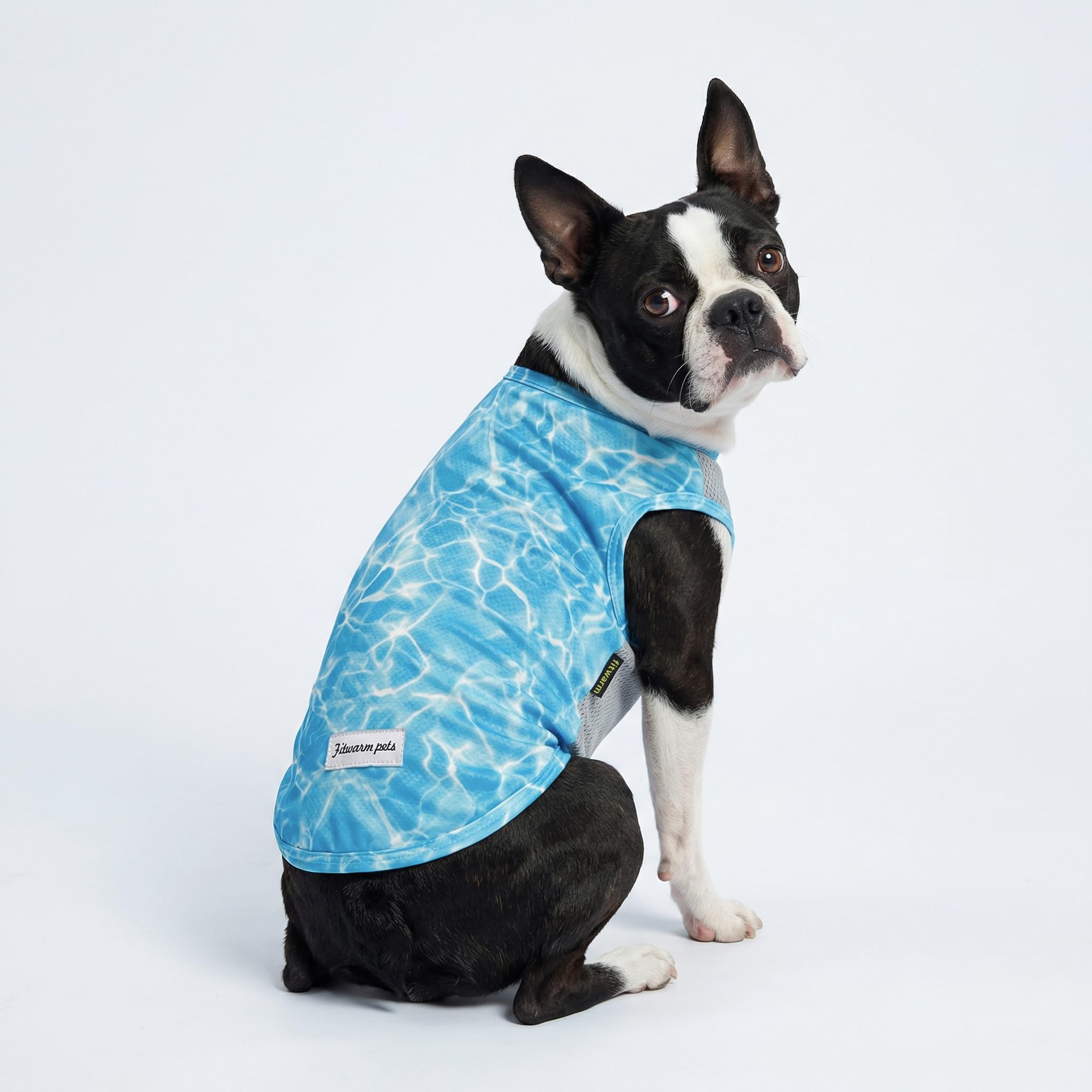 Fitwarm 2-Pack UPF 50+ Dog Shirt, Cooling Vest for Small Dogs, Large, Sky Blue/Mint Green
