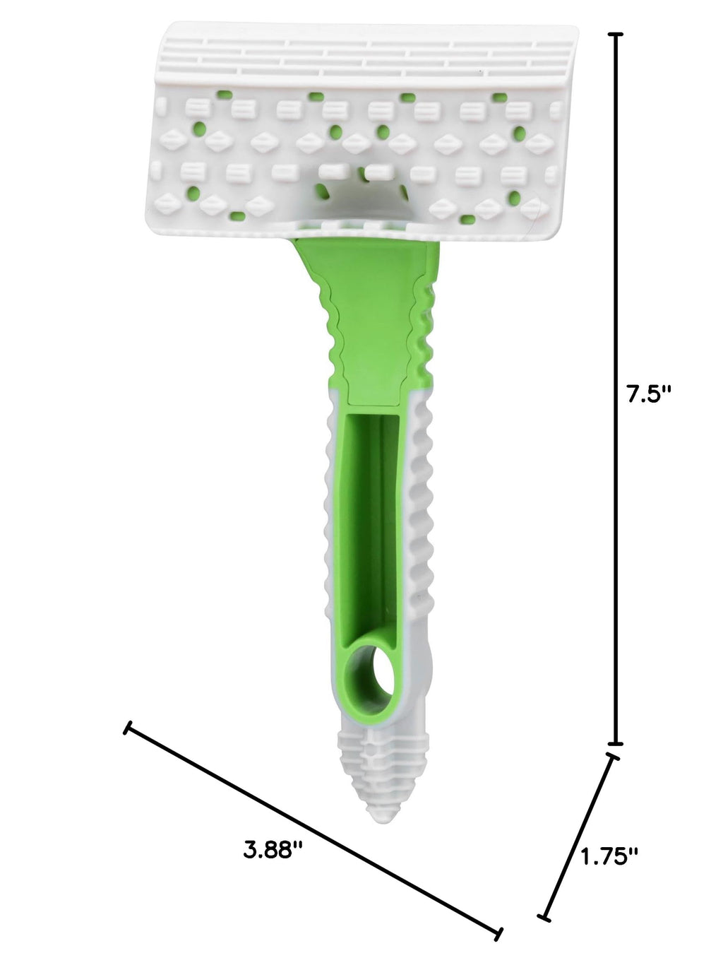 FurDozer X6 Pet Hair Remover - Green, 6-in-1 Manual Tool for Carpets, Couches, Car Interiors & More
