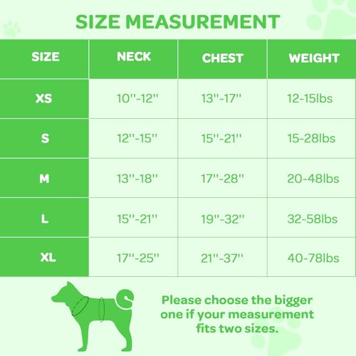 FURRYFECTION Plaid Dog Harness for Small Dogs - Reflective No Pull Vest with Front Clip and Leash (Green, S)
