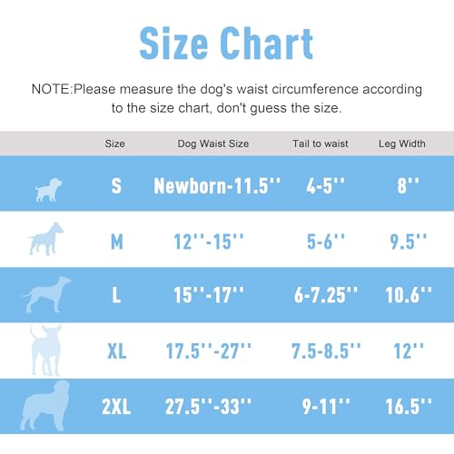 Fuz Bigaza Washable Dog Diapers 3 Pack - Reusable Female Dog Diapers for Heat, Medium (Giraffe, Tucan, Fox)