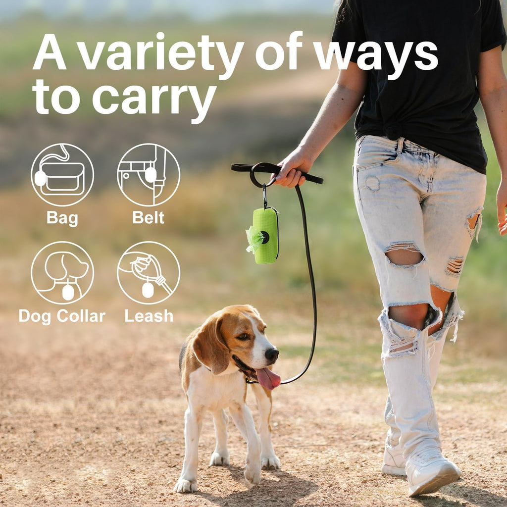 Gardner Pet Pine Scented Dog Poop Bags with Tissue Design, 288 Counts, Leak Proof, Extra Thick, Includes Dispenser, Recycled Materials