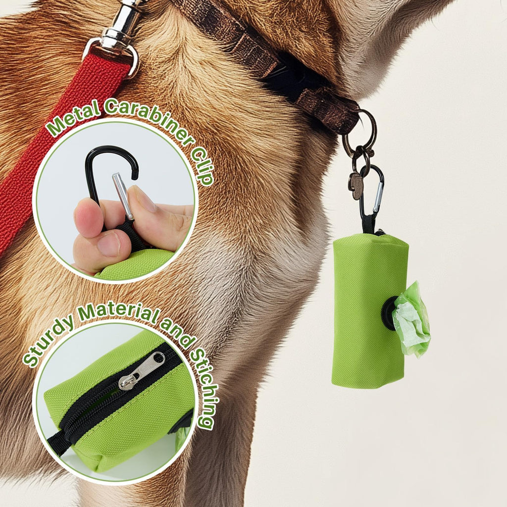 Gardner Pet Pine Scented Dog Poop Bags with Tissue Design, 288 Counts, Leak Proof, Extra Thick, Includes Dispenser, Recycled Materials