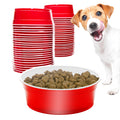 GoSports Party Dog Disposable Red Cup Pet Bowls - 50 Small Size, 22 oz Each