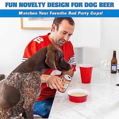 GoSports Party Dog Disposable Red Cup Pet Bowls - 50 Small Size, 22 oz Each