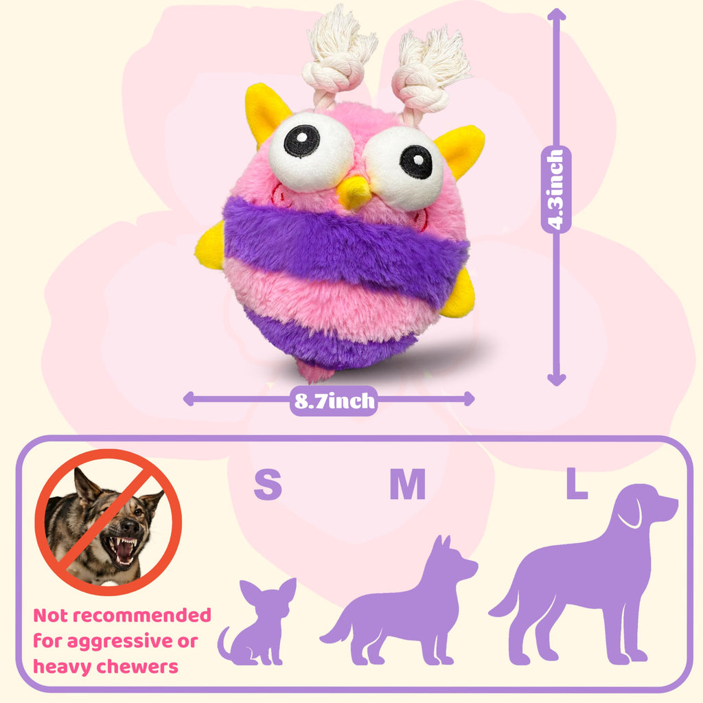 GUKCO Bee Moving Dog Toy – Rechargeable Interactive Toy with Motion-Activated Ball, 3 Play Modes, Recording & Silent Options for All Breeds
