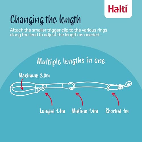 Halti Training Leash: Red, Small, 2m – 7 Ways to Use for No-Pull Training