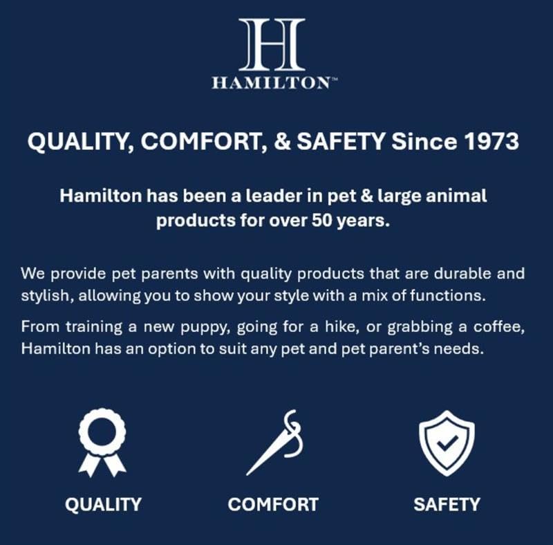 Hamilton Adjustable Nylon Dog Harness - Red, Size Small (5/8" x 12-20") for Puppies and Small Breeds