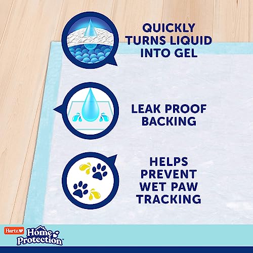 Hartz Home Protection XL Dog Pads, 30 Count, Mountain Fresh Scent, Super Absorbent with FlashDry Technology