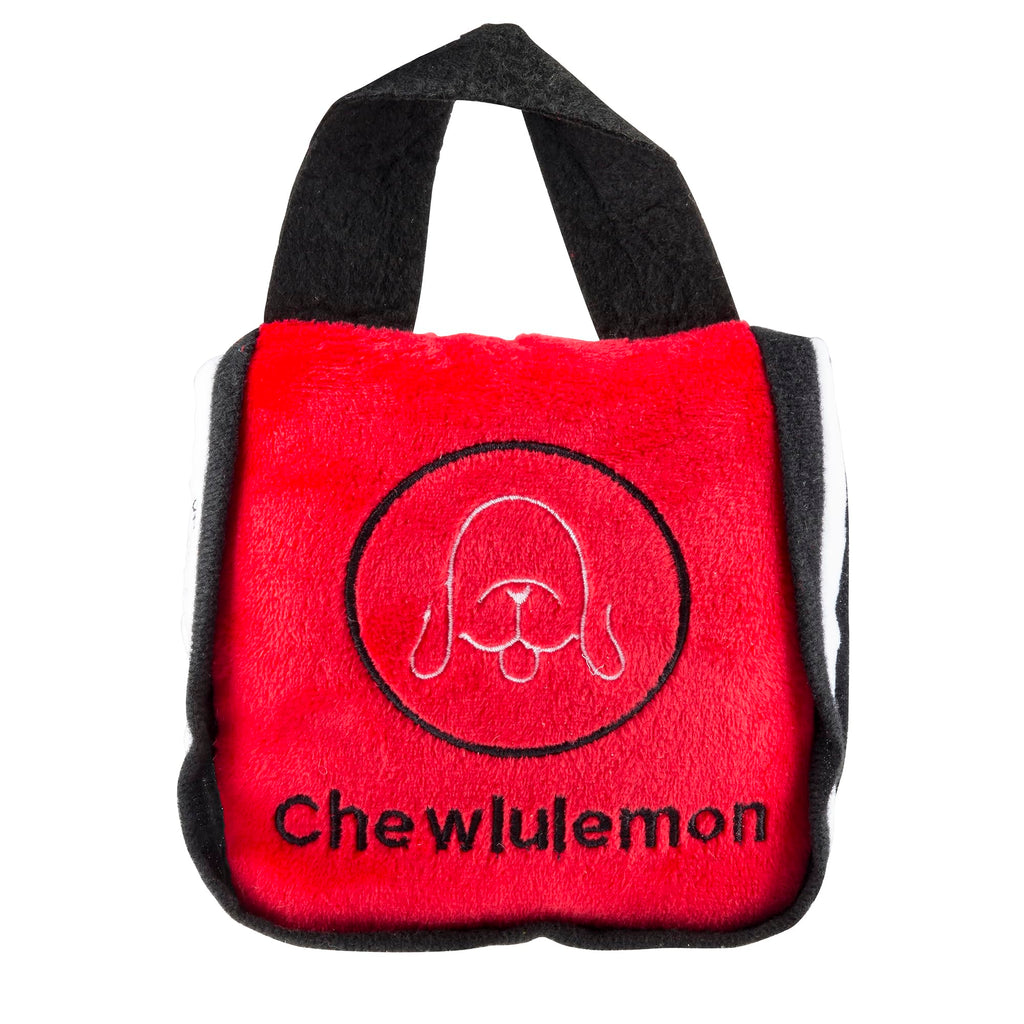 Haute Diggity Dog Chewlulemon Tote Plush Dog Toy – Parody Design with Squeaker, Machine Washable