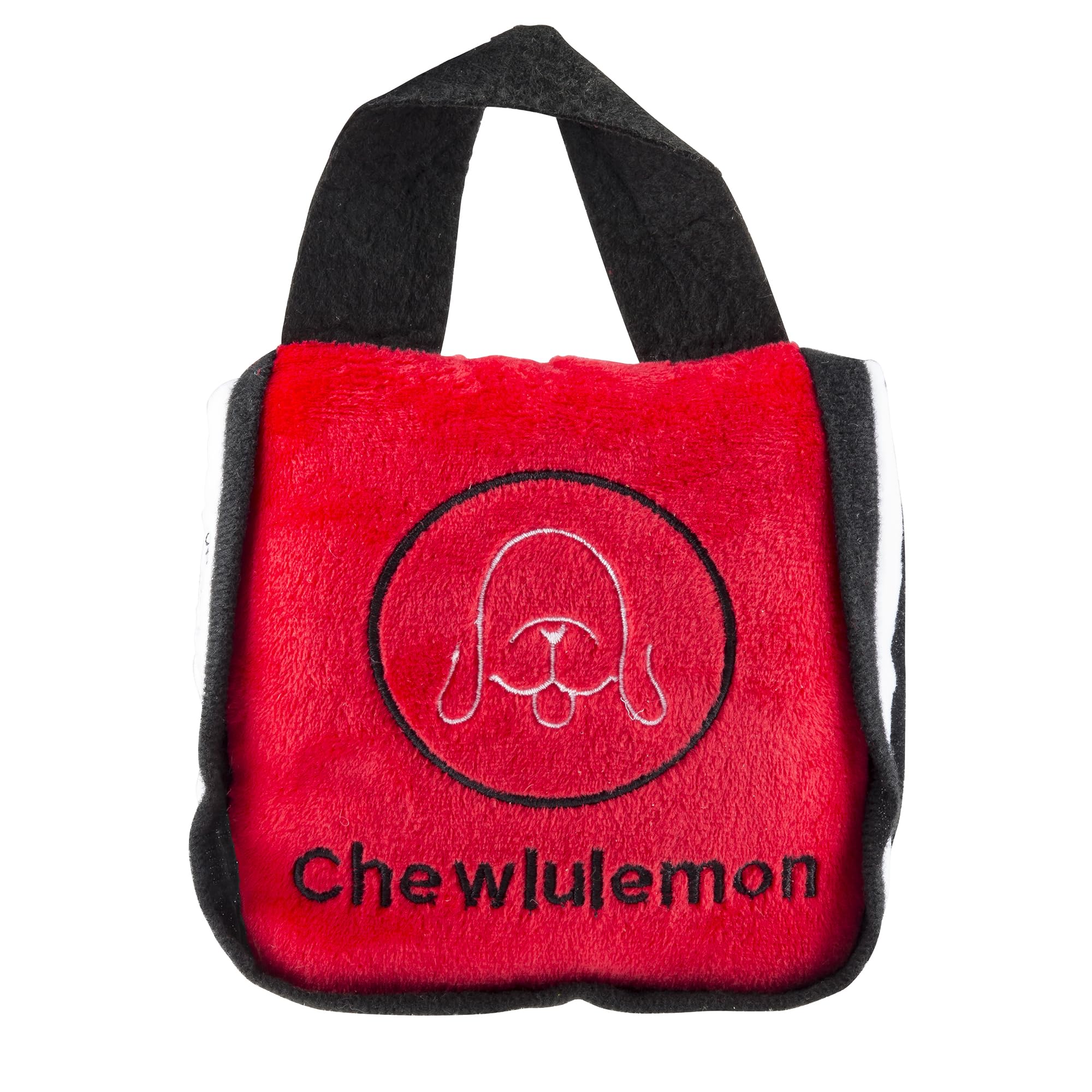 Haute Diggity Dog Chewlulemon Tote Plush Dog Toy – Parody Design with Squeaker, Machine Washable