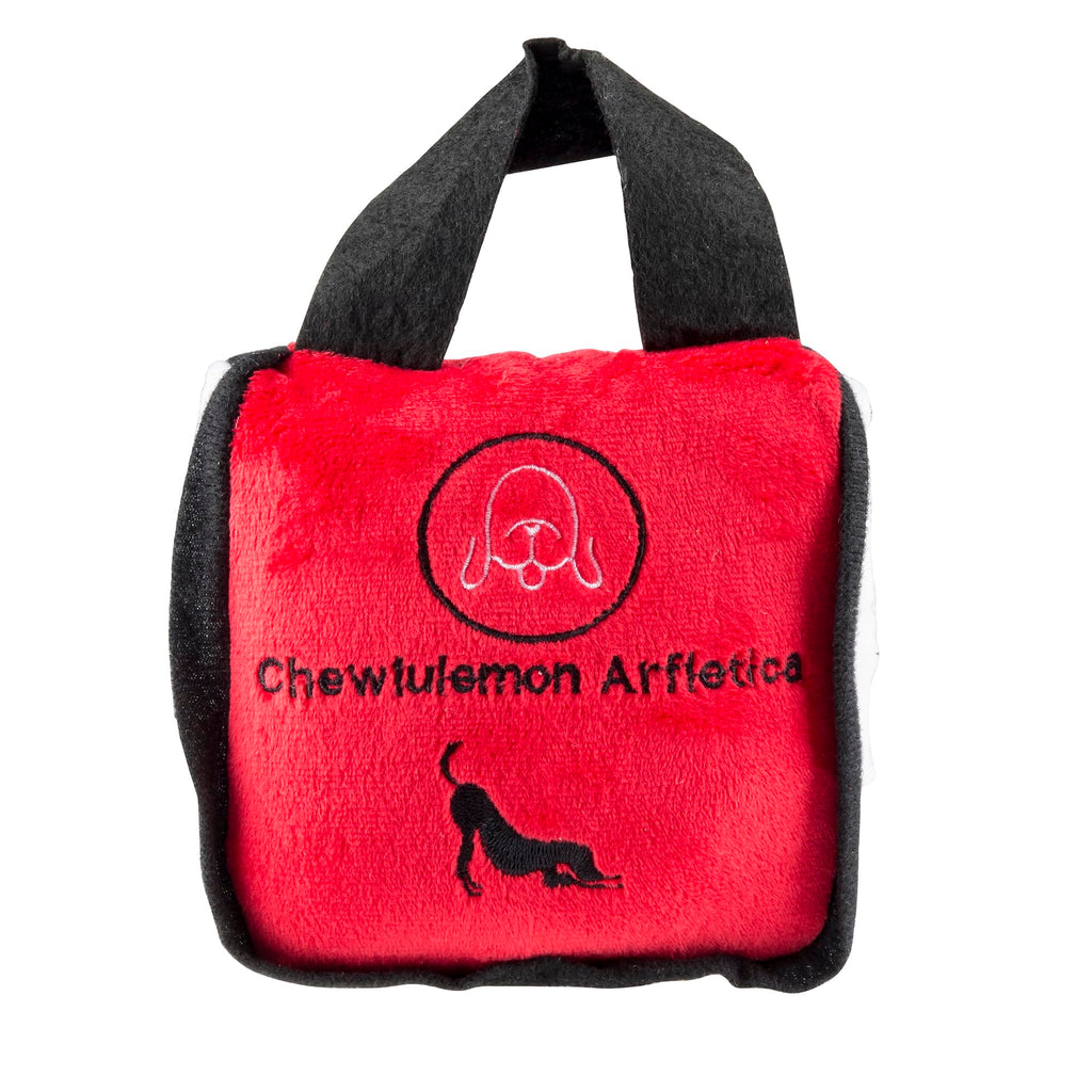 Haute Diggity Dog Chewlulemon Tote Plush Dog Toy – Parody Design with Squeaker, Machine Washable