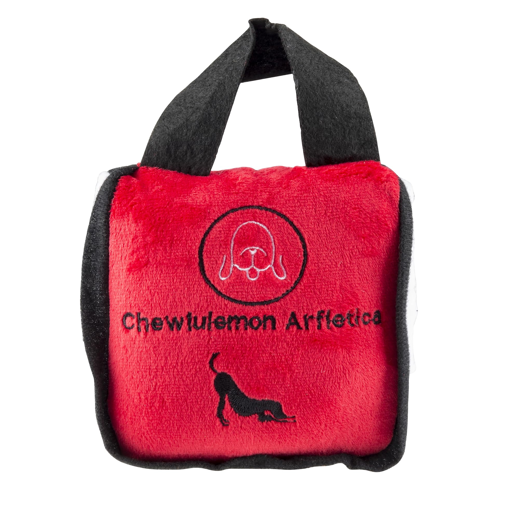 Haute Diggity Dog Chewlulemon Tote Plush Dog Toy – Parody Design with Squeaker, Machine Washable