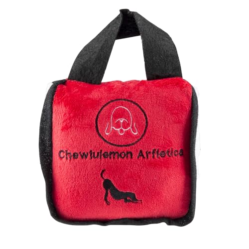 Haute Diggity Dog Chewlulemon Tote Plush Dog Toy – Parody Design with Squeaker, Machine Washable