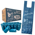 Heart of Tafiti 252 Count Dog Poop Bags with Handles, Extra Thick, Leak-Proof, Compostable, Unscented, 9x13 Inch