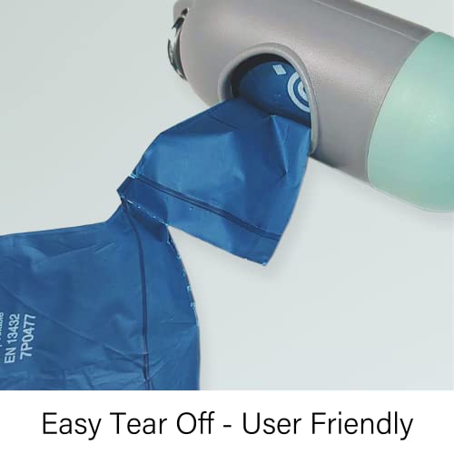 Heart of Tafiti 252 Count Dog Poop Bags with Handles, Extra Thick, Leak-Proof, Compostable, Unscented, 9x13 Inch