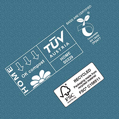 Heart of Tafiti 252 Count Dog Poop Bags with Handles, Extra Thick, Leak-Proof, Compostable, Unscented, 9x13 Inch