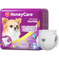 HONEY CARE All-Absorb Disposable Dog Diapers, Extra Small, 50 Count – Super Absorbent with Wetness Indicator