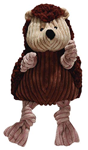 HuggleHounds Henry Hedgehog Plush Dog Toy - Small Soft Fleece Stuffed Toy for Fetch and Cuddle