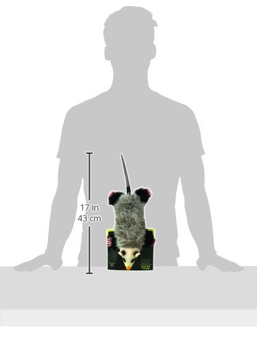 Hyper Pet Real Skinz Opossum Plush Dog Toy – Stuffing-Free with Two Squeakers