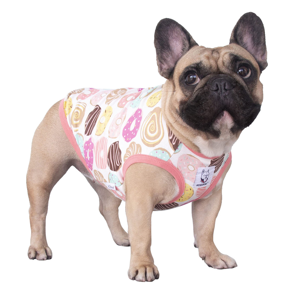 iChoue 100% Cotton Dog Halloween T-Shirt for Barrel Chest Breeds - X-Large (45-55 lbs)