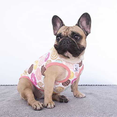 iChoue 100% Cotton Dog Halloween T-Shirt for Barrel Chest Breeds - X-Large (45-55 lbs)
